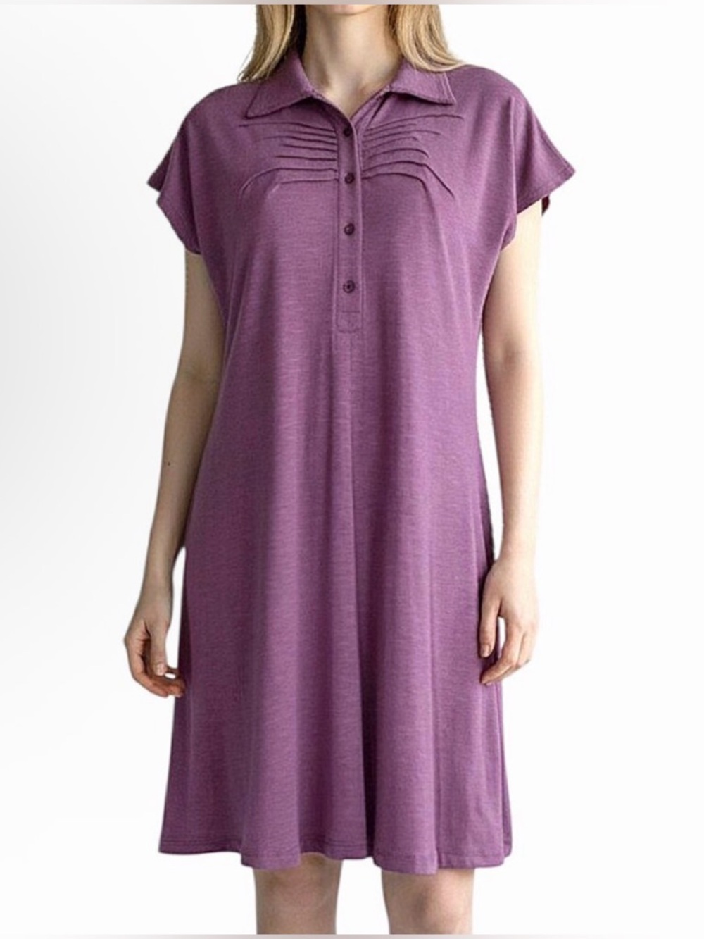 PRANA Alesandra Athletic Polo Dress in Medium